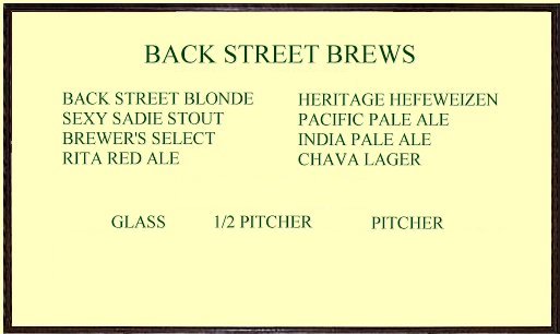 Choose A Back Street Brew